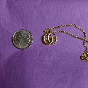 Authentic Gucci GG Pendant Necklace